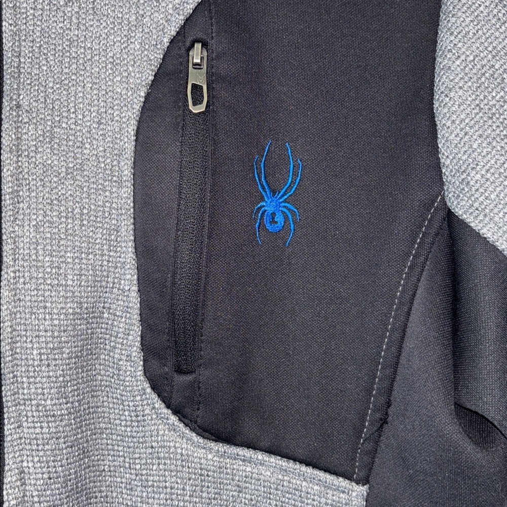 Spyder fleece full zip jacket kids boys L 14/16 - Picture 2 of 10